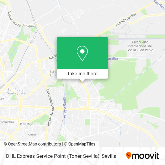DHL Express Service Point (Toner Sevilla) map