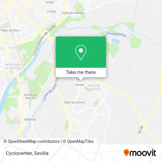 Cyclocenter map