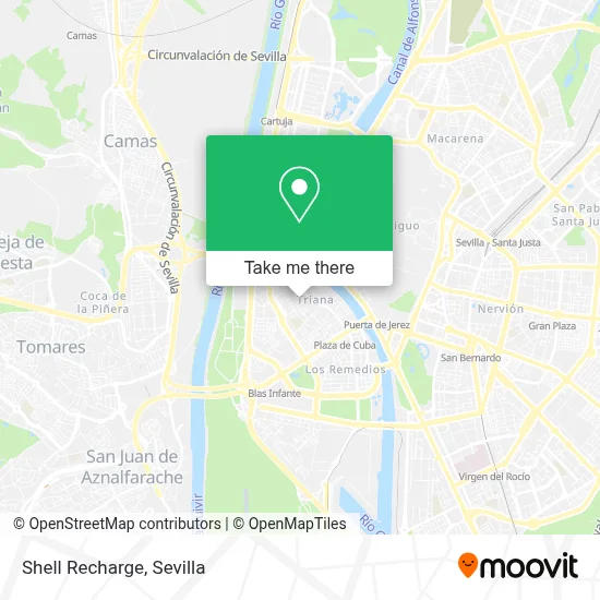 Shell Recharge map