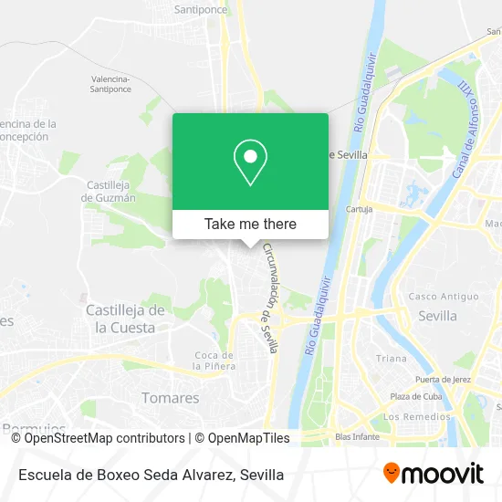 Escuela de Boxeo Seda Alvarez map