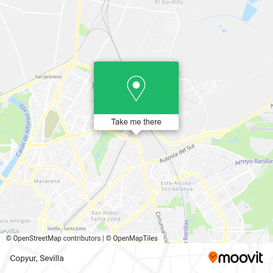 Copyur map