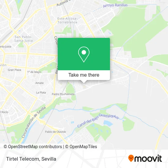 Tirtel Telecom map
