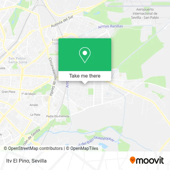 Itv El Pino map