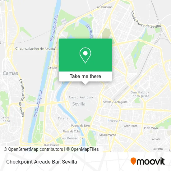 Checkpoint Arcade Bar map