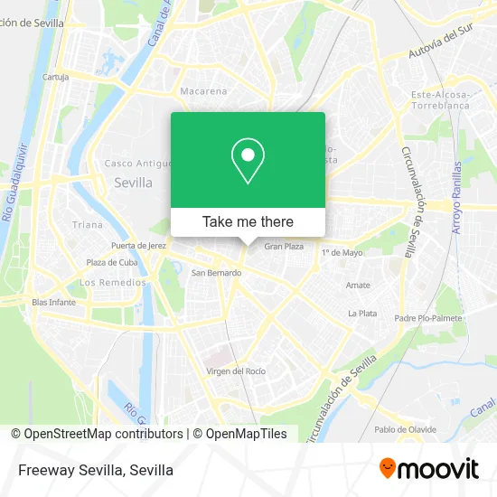 Freeway Sevilla map