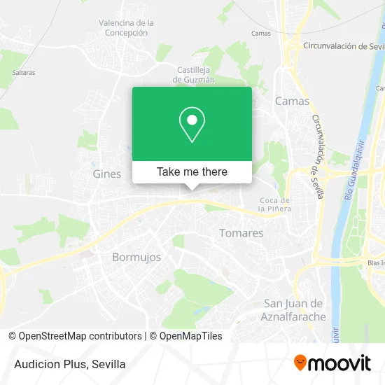 Audicion Plus map