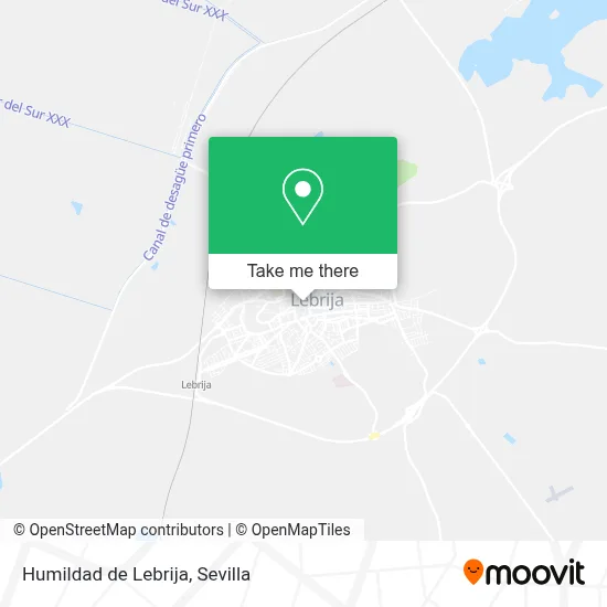 Humildad de Lebrija map