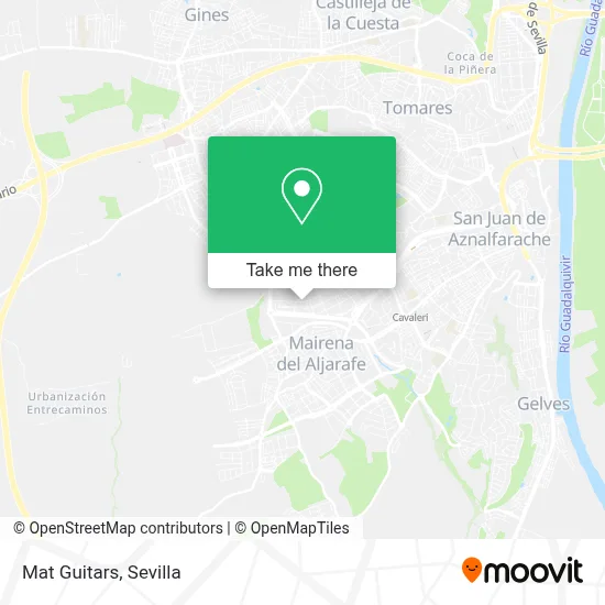 Mat Guitars map