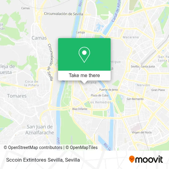 Sccoin Extintores Sevilla map