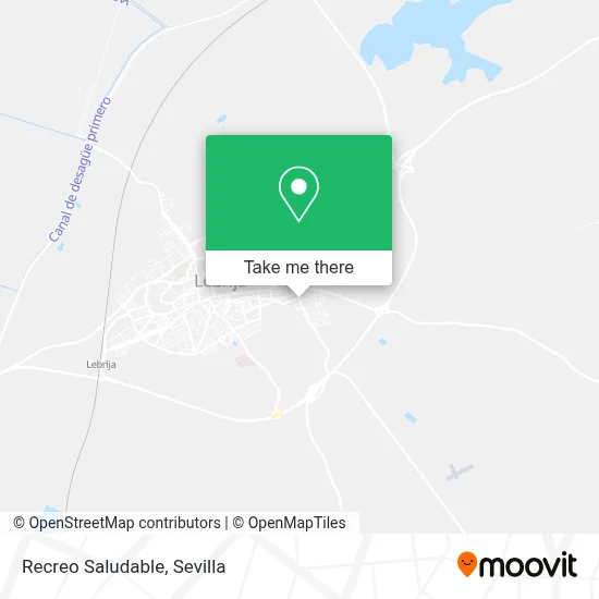 Recreo Saludable map