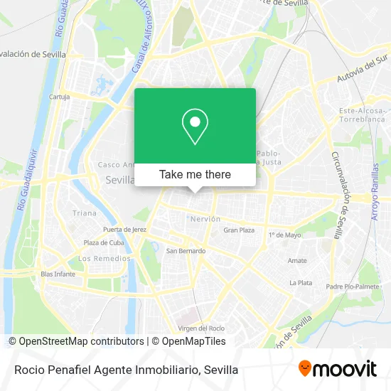 Rocio Penafiel Agente Inmobiliario map