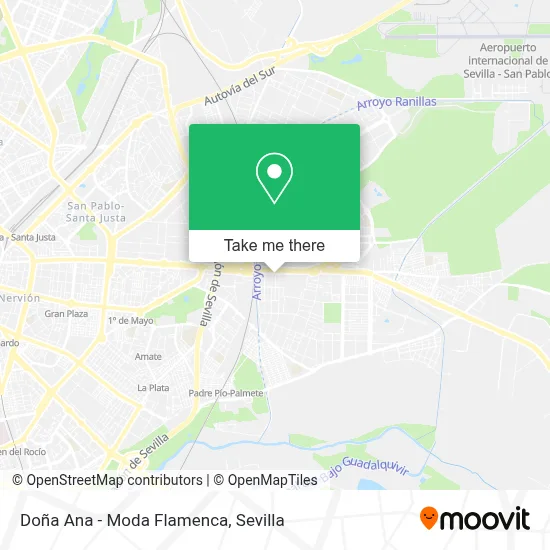 Doña Ana - Moda Flamenca map