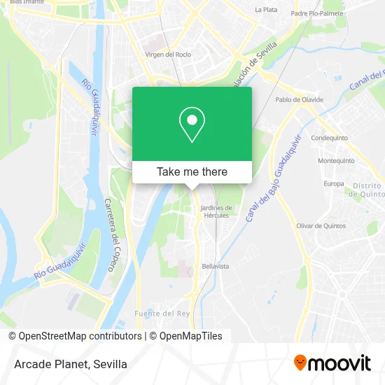 Arcade Planet map