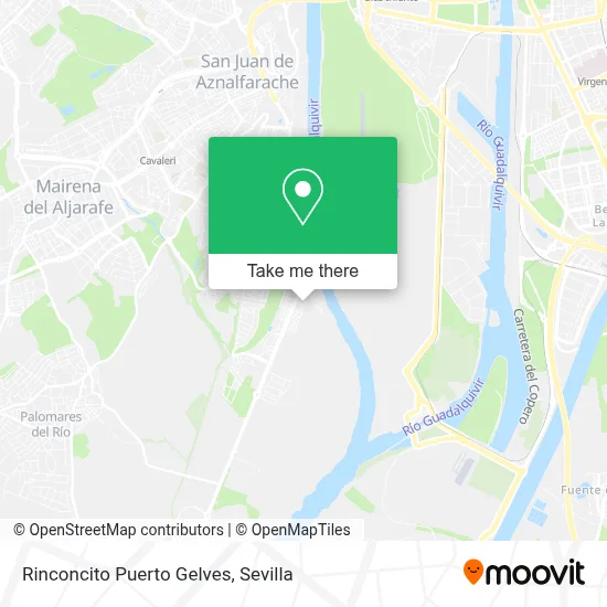 Rinconcito Puerto Gelves map