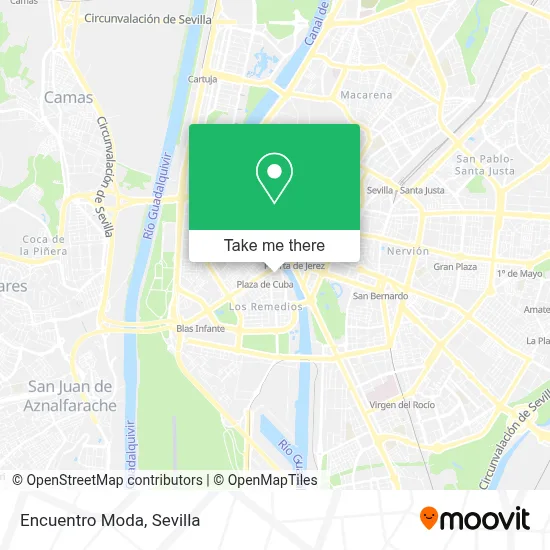 Encuentro Moda map