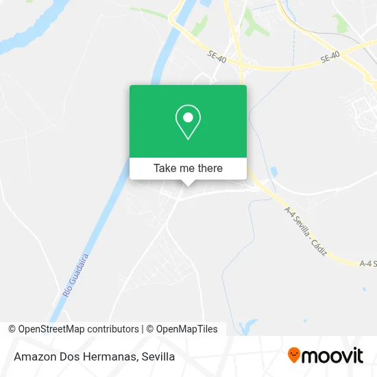 Amazon Dos Hermanas map