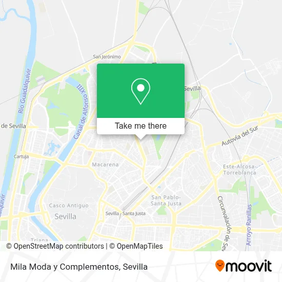 Mila Moda y Complementos map