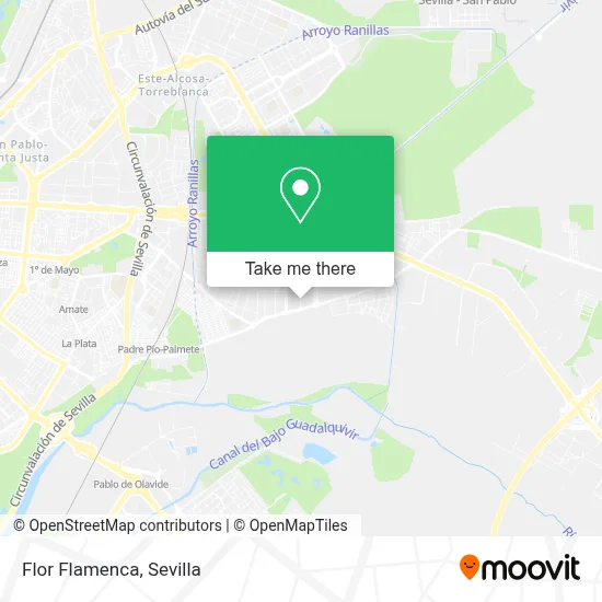 Flor Flamenca map