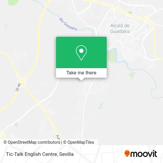 Tic-Talk English Centre map