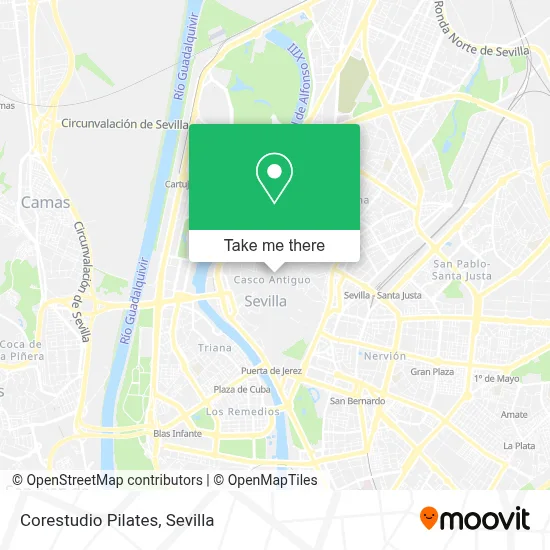 Corestudio Pilates map