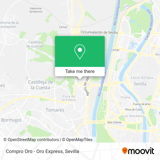Compro Oro - Oro Express map