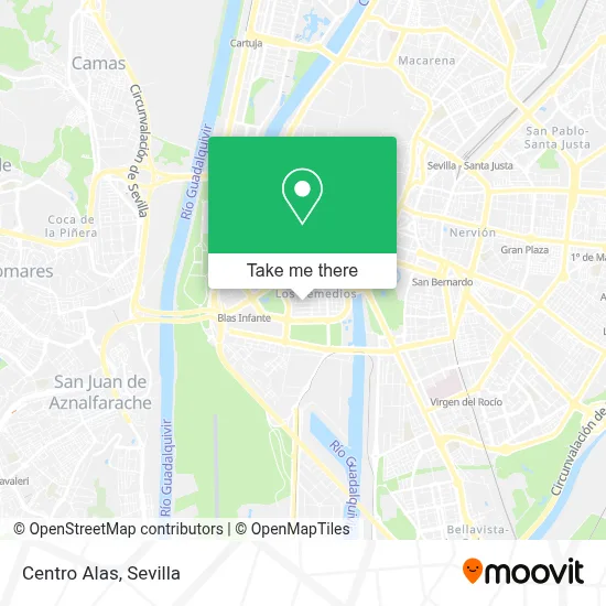 Centro Alas map