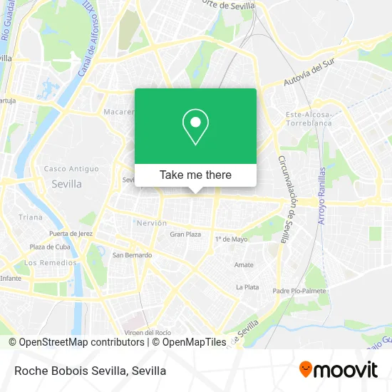 Roche Bobois Sevilla map