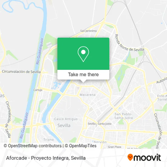 Aforcade - Proyecto Integra map