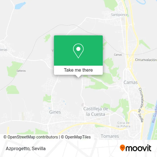 Azprogetto map