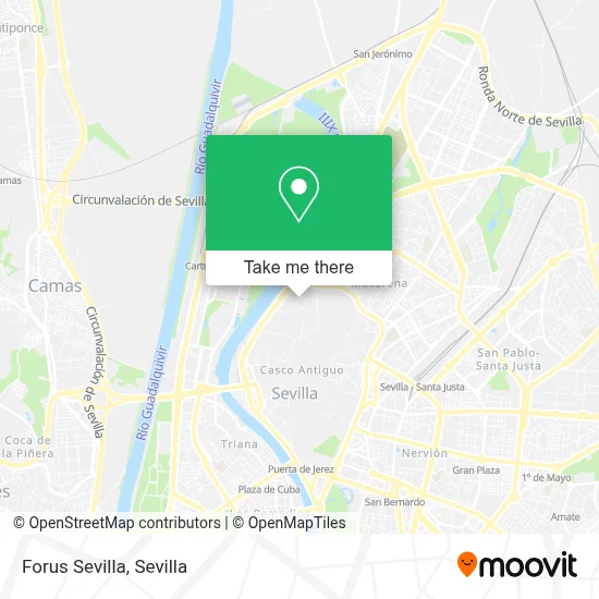 Forus Sevilla map