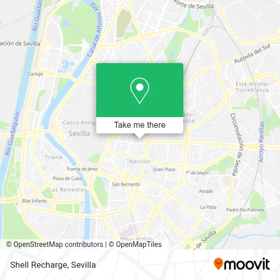 Shell Recharge map