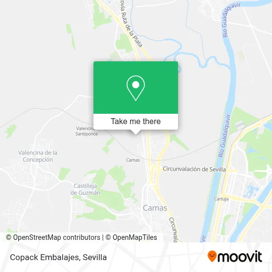 Copack Embalajes map