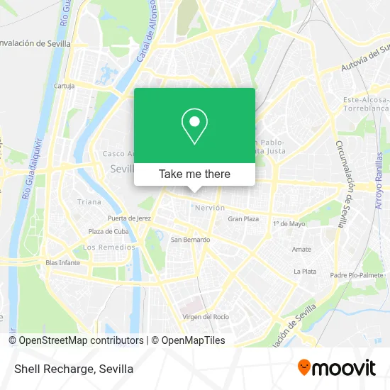 Shell Recharge map