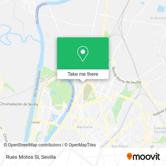 Rues Motos Sl map