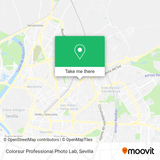 Colorsur Professional Photo Lab map