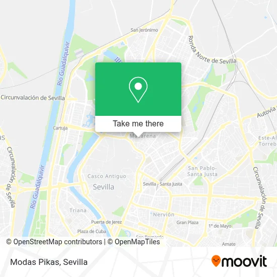 Modas Pikas map