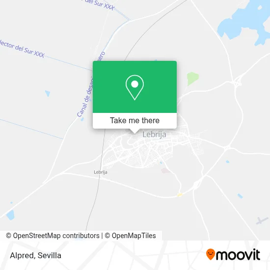 Alpred map