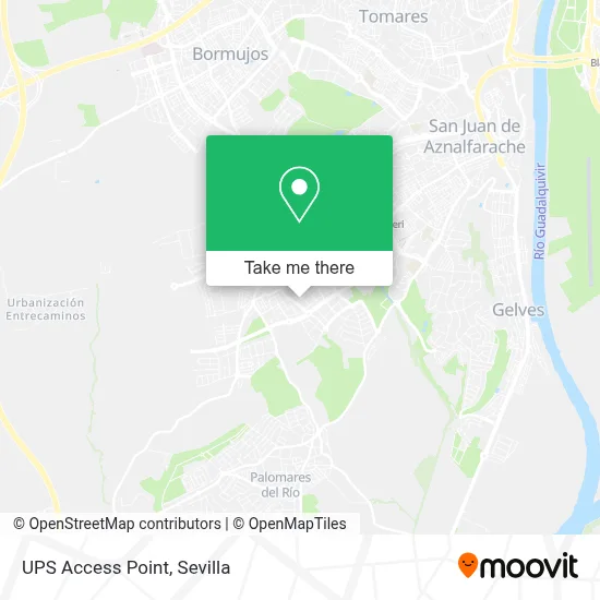 Ups Access Point map