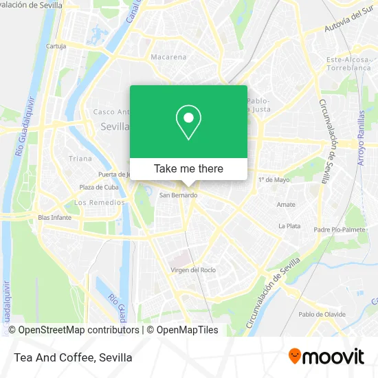 Tea And Coffee map
