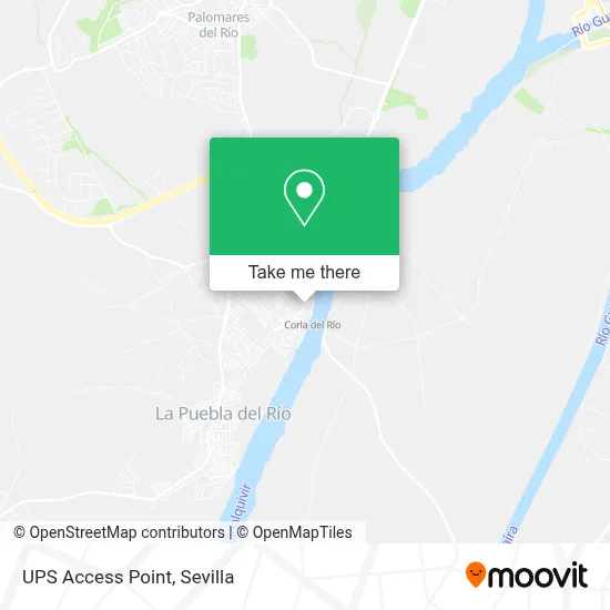 Ups Access Point map