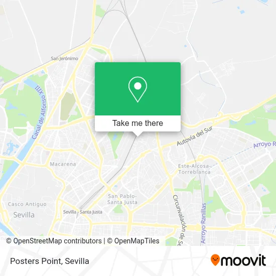 Posters Point map