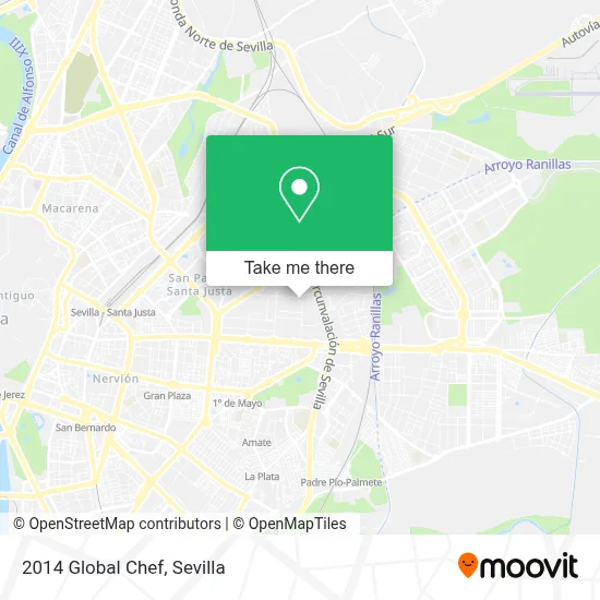 2014 Global Chef map