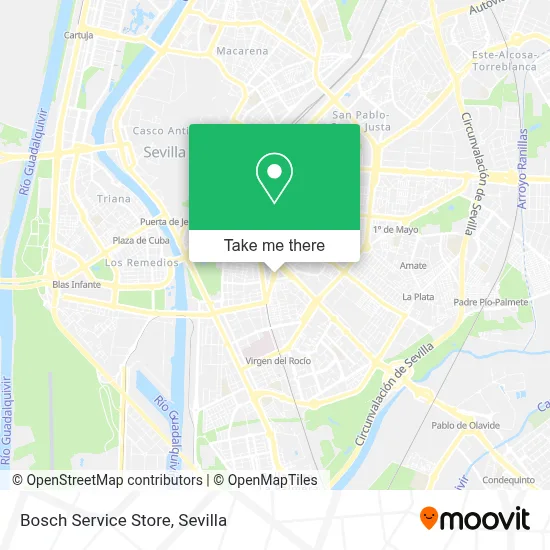 Bosch Service Store map