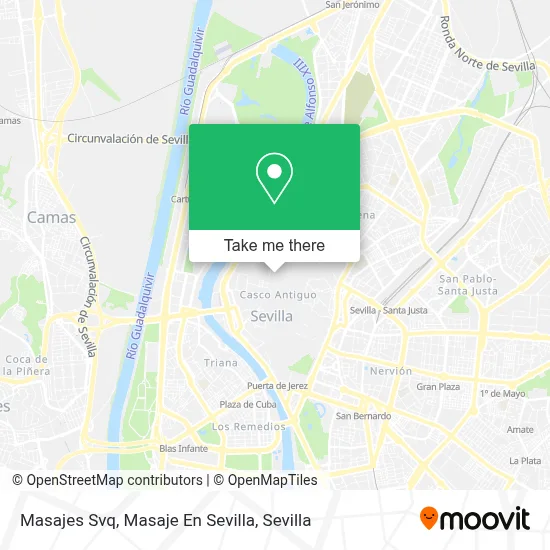 Masajes Svq, Masaje En Sevilla map