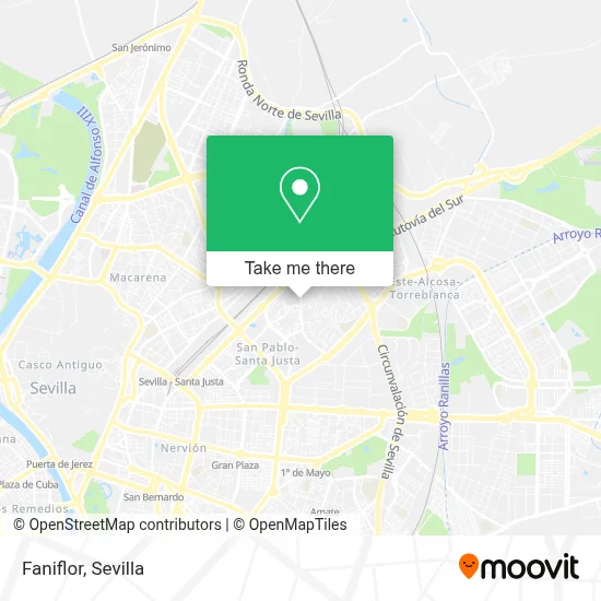 Faniflor map