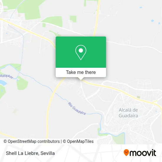Shell La Liebre map