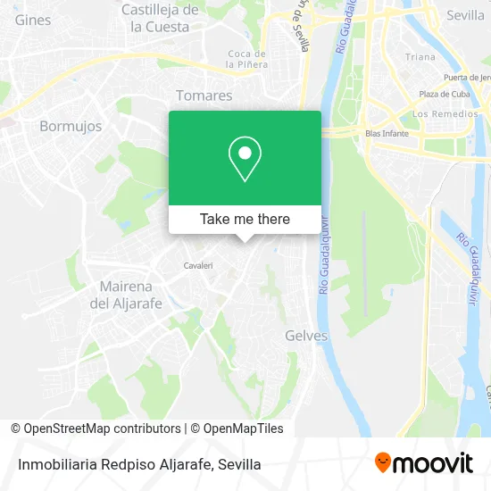 Inmobiliaria Redpiso Aljarafe map