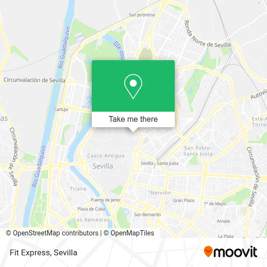 Fit Express map