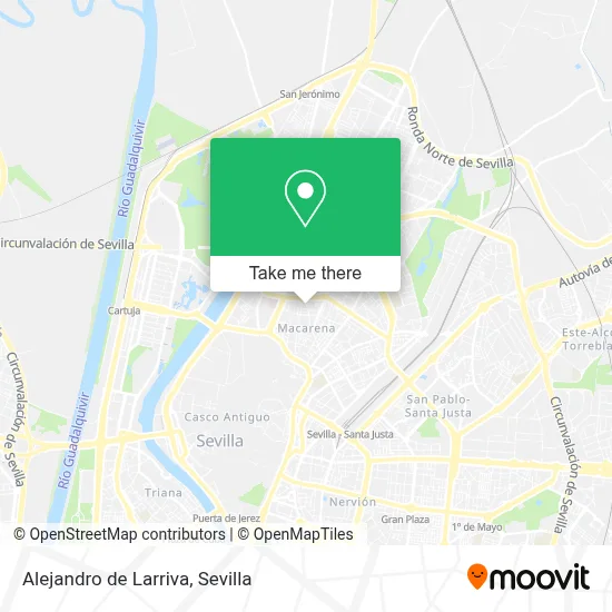 Alejandro de Larriva map