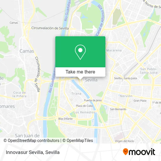 Innovasur Sevilla map